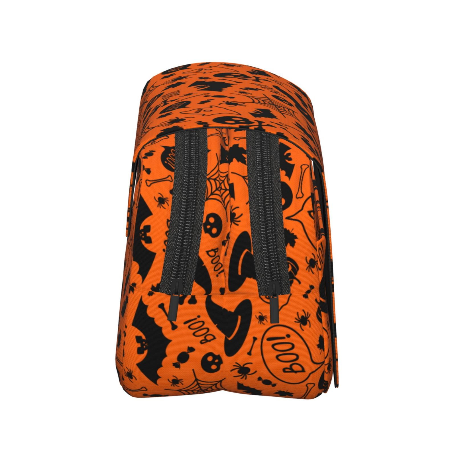 Rateoe Happy Halloween Pattern Double Clamshell Pen Case, Storage Organizer with Two Zipper Compartments– Holds Up to 50 Pencils & Pens
