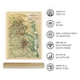 thumbnail image 4 of 1912 American Civil War Battle Map - Vintage Map of Virginia and Neighboring States Showing Civil War Battle Locations 1861-1865 - US Civil War Map Poster Print, 4 of 8