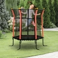 thumbnail image 2 of Soozier Trampoline pour Enfants de 63 Pouces avec Filet de Protection pour l'Intérieur, Rouge, 2 of 10