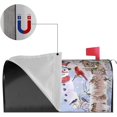 thumbnail image 5 of Winter Cardinals Mailbox Covers Magnetic Standard Size 18" X 21" Christmas Snowman Mailbox Cover Mailbox Wraps Mailbox Decals Post Letter Box Cover for Holiday Garden Yard Decor, 5 of 6