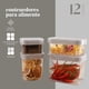 thumbnail image 3 of Contenedores de Plástico Hermeticos ColorHome 12 Pzas 1 litro 2.3 litros 0.45 litros, 3 of 7