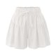 thumbnail image 5 of Pantalones cortos con cordón y volantes para mujer 2025 - Pantalones cortos de playa informales con cintura alta elástica y bolsillos, 5 of 5