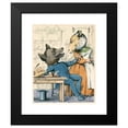 thumbnail image 2 of Charles Henry Bennett 20x24 Black Modern Framed Museum Art Print Titled - The Wolf in Sheep's Clothing (1857), 2 of 5