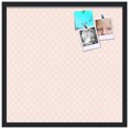 thumbnail image 2 of PinPix 24x24 Custom Cork Bulletin Board Baby Pink Chain Poster Board Has a Fabric Style Canvas Finish, Framed in Baby Pink Chain, by ArtToFrames (PinPix-575), 2 of 6
