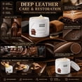 thumbnail image 4 of Leather Nursing Cream, Deep Nourishing Conditioner & Repair Paste for Leather Sofas Car Seats Bags Shoes, Restores & Protects, 4 of 5