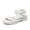 WHITE, variant on Womens Hiking Sandals Light Weight Comfortable Hook and Loop Straps Athletic Walking Water Sandals