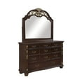 thumbnail image 5 of New Classic Maximus 5-PC Wood King Bedroom Set w/ 2 Nightstands in Madeira Brown, 5 of 6