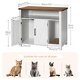 thumbnail image 4 of Caja de arena para gatos HOOBRO Farmhouse Furniture WH24MW01, 4 of 8