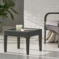 thumbnail image 3 of Antibes Accent Table,Brown Multi Rattan Garden Outdoor Patio Outdoor Tables, 3 of 10