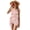 Cow Spot Pink, variant on Xixirimido Vintage Fern Leaf Print Quick Dry Girls One Piece Swimsuit with Removable Bra, Modest One Shoulder Bathing Suit with Mesh Cover Up Skirt, Size 13-14 Years