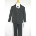 thumbnail image 4 of Baby Toddler Boy Holiday Wedding Formal Navy Pin Stripe Tuxedo Suit new born-3T, 4 of 7