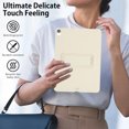 thumbnail image 4 of Allytechgroup for iPad Air 11-inch (M3/M2) 2025/2024 Case, iPad Air 5th/4th Generation 10.9 Inch Case (2022/2020), Shockproof Back Cover with Kickstand, Cleaning Cloth & Stylus Included, Beige, 4 of 7