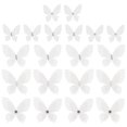 thumbnail image 1 of 20pcs organza mariposas calcomanía doble estereo hilado parche accesorios de ropa, 1 of 5
