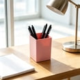 thumbnail image 4 of Plastic Pen Desktop organizer - Office Supplies Storage Caddy, Multicolor Stationery Holder, Pink, JKODE, 4 of 6
