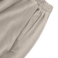 thumbnail image 5 of ClodeEU Women's Summer Plus Size Elastic Waist Shorts, Solid Color Casual Loose Shorts with Pockets Gray,Women's Plus XXXXXL, 5 of 5