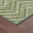 thumbnail image 3 of Addison Rugs Chantille Indoor/Outdoor Transitional Geometric Green Machine Washable Rectangle Rug, 8' x 10', 3 of 8