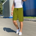 thumbnail image 7 of Bixox Men's Olive printed lightweight casual shorts, soft sleep shorts with pockets., 7 of 7