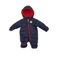 thumbnail image 2 of Converse Baby`s Puffer Snowsuit (Obsidian(569999-695)/Red, Newborn), 2 of 2