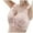 Light Pink, variant on Wdgfv Daisy Lace Bras for Women Front Closure No Underwire Comfort Senior Wireless Snap Closing Bra Beige 42