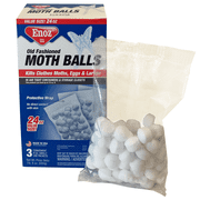 Enoz Old Fashioned Moth Balls, Naphthalene, Single-Use Packets, 8 oz, 3 Pack