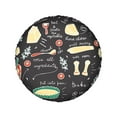thumbnail image 2 of Kll Vegetable Quiche Tire Cover,Universal Wheel Tire Cover For Trailer, Rv, Suv, Truck,Camper And Many Vehicle,(15 Inch), 2 of 8