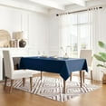 thumbnail image 2 of Table Cloth Rectangle Waterproof Spill-Proof Wrinkle-Free Tablecloth Washable, Kitchen Dining Tabletop Decoration, Fabric Table Cover for Indoor and Outdoor Use, 52 x 70 Inch, Navy Blue, 2 of 6