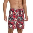 thumbnail image 2 of Fotbe Rooster Head Pantalones Cortos de Pijama para Hombre, Ropa de Dormir, Pantalones de Pijama Cortos para Hombre-X-Large, 2 of 6