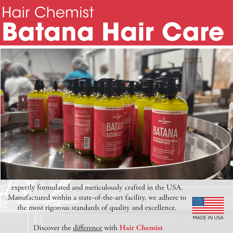 Hair Chemist Batana Strengthening Shampoo Conditioner, Hair Oil