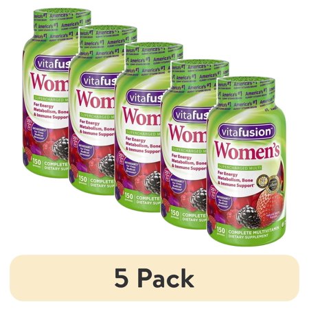 (5 pack) Vitafusion Women s Gummy Vitamins 150ct