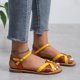thumbnail image 5 of Zapatillas de verano para mujer, zapatos informales para mujer, sandalias ligeras de fondo plano Wmkox8yii nm9308, 5 of 8