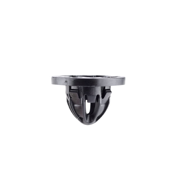 muela para pija pick up 2006 dodge Nuevo, cabeza 19 mm, hoyo 12 mm y largo 11 mm; clip de sujeción centrado en vista frontal con base circular y cuerpo cónico ranurado, paquete de 25 piezas (cantidad 1).
