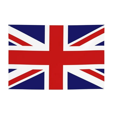 Union Jack British Flag Sign Banner, Hanging Banners Backdrop Festive Party Decor for Indoor Outdoor, 47 x 71 Inches