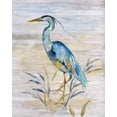thumbnail image 2 of Nan 26x32 White Modern Wood Framed Museum Art Print Titled - Blue Heron II, 2 of 4