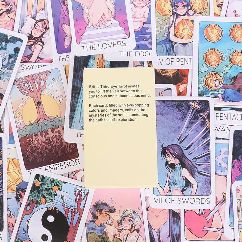 1Box Britts Third Eye Tarot Playing Card Tarot Family Party Board Game 78 Cards