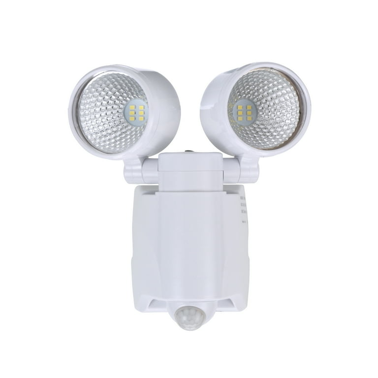 Brink's Motion Activated Security Light, White Finish Brink's Motion Activated Security Light, White Finish
