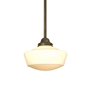 Meyda Tiffany 78009 Revival Schoolhouse 12" Wide Pendant - Brown