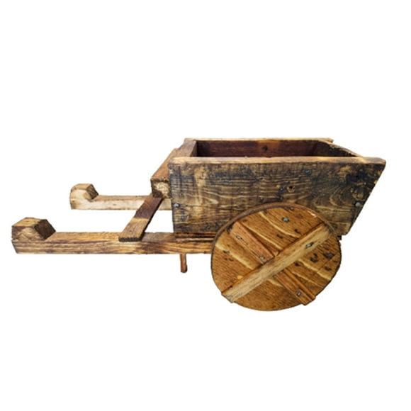 Maceta de madera tipo Jardinera de Mini Carreta Hanlob