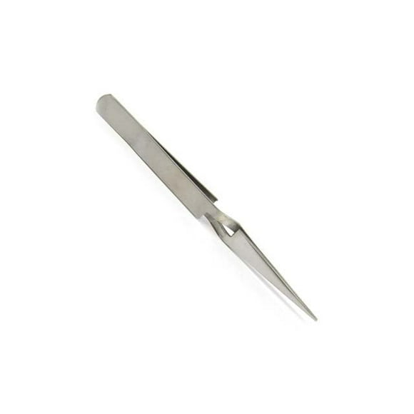 ST-16 - TWEEZER METAL 4.5IN CROSSOVER STRAIGHT POINTED TIP