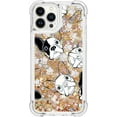 thumbnail image 2 of Compatible with iPhone 14 Pro Max Case Glitter for Girls Women Cute Liquid Floating Quicksand Shockproof Bumper Silicone Clear Case for iPhone 14 Pro Max 6.7 inch Gold Dog YB, 2 of 12