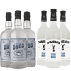 Dhōs Handcrafted Non-Alcoholic Vodka 3 Pack 750 ML Bottle w 3 Pack Owen’s Mixers Club Soda 750 ML Bottle - Keto-Friendly, Zero Sugar, Zero Calories, Zero Proof - Perfect for Mocktails - A