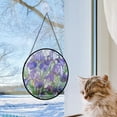 thumbnail image 5 of Hanging Stained Glass for Windows Iris, Festival Gift Ornament, Christmas Ornament Gift, Mother’s Day Keepsake, Valentine’s Day Decor, Keepsake 2025, 5 of 6