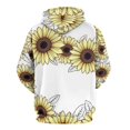 thumbnail image 3 of Sunflower Floral Border 3D Print Hoodie Men Women Autumn Thin Pullover Sweatshirt Vintage Streetwear Tops, 3 of 6