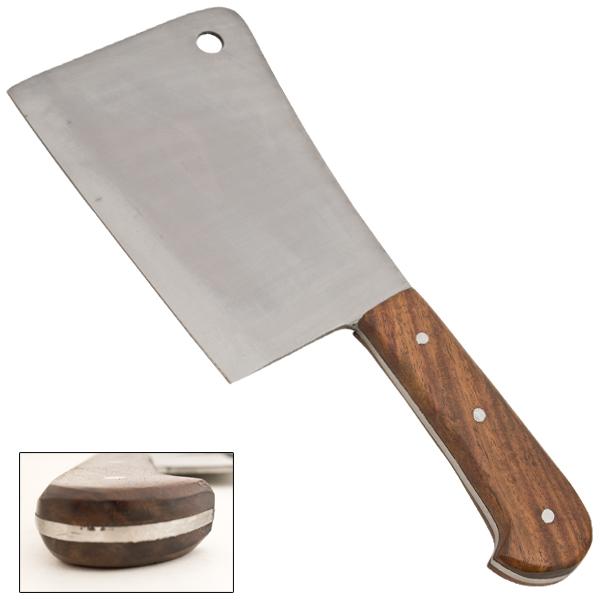 Red Deer Meat Cleaver Wooden Handle with 6 inch with Full Tang Blade