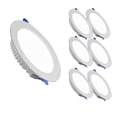 thumbnail image 1 of No Can Or Housing Needed LED Downlight For Bathrooms And RVs, Tension Spring Clips Ensure Easy Installation, 9 W 4000 K Neutral White Super Slim Design 6pcs, 1 of 7