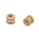 thumbnail image 3 of M2 Brass Cylinder Knurled Round Molded in Insert Embedded Nuts (M2*4*3.5; 100pcs), 3 of 5