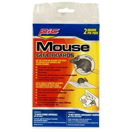 PIC Corporation GMT-4F Glue Mouse Board - Pack of 4