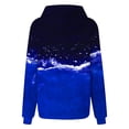thumbnail image 5 of Ashirexll Womens Long Sleeve Tops, Womens Hoodies Pullover, Fall and Winter Gradient Print Hooded Long Sleeve Pocket Sweatshirt, 5 of 5