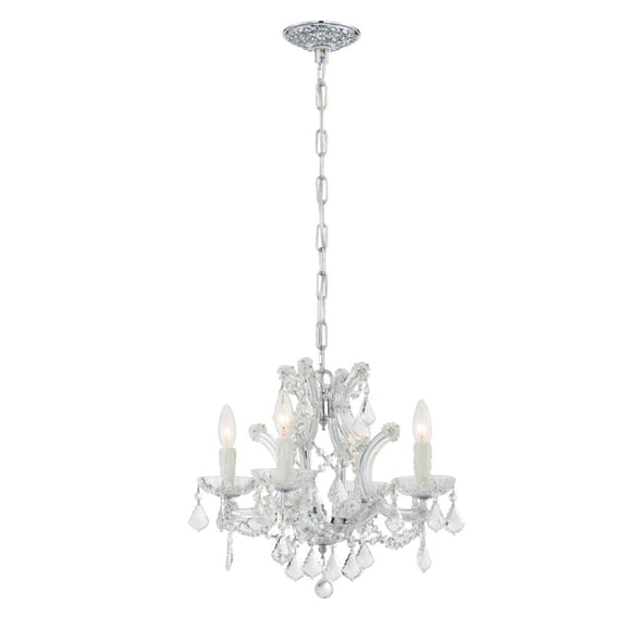 Crystorama Lighting - Four Light Mini Chandelier - Mini Chandelier - Maria