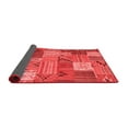 thumbnail image 2 of Ahgly Company Indoor Round Patchwork Red Transitional Area Rugs, 3' Round, 2 of 4