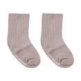 thumbnail image 1 of xiaxaixu Boy Girl Knit Socks Solid Color Letter Ankle Length Breathable Socks, 1 of 6